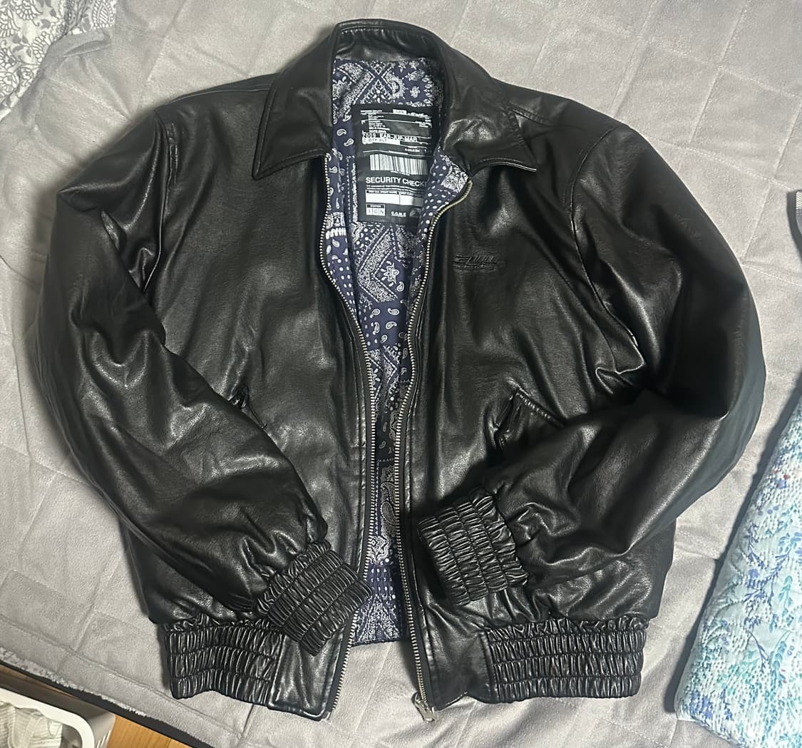 COME 씨오엠이 리버시블 가죽 페이즐리 자켓 팝니다 상품이미지1