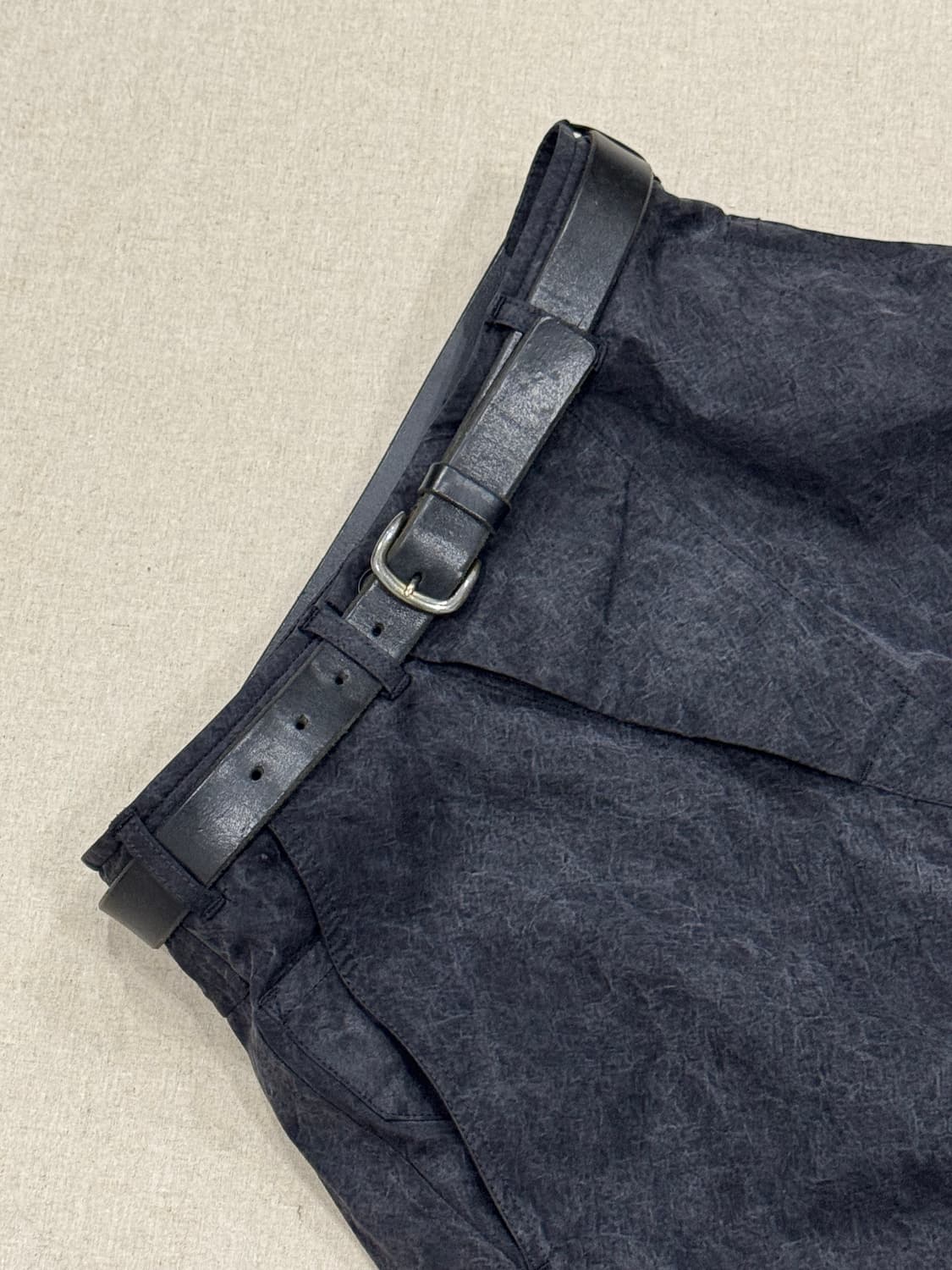 요지야마모토 레더 벨트 상품이미지1