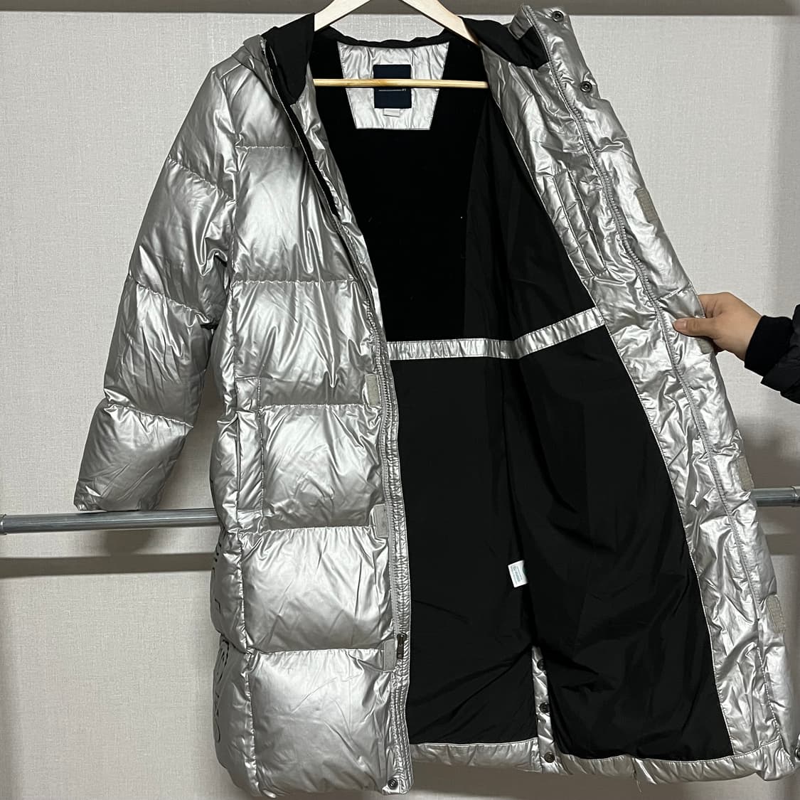 MLB 실버 롱패딩 상품이미지10