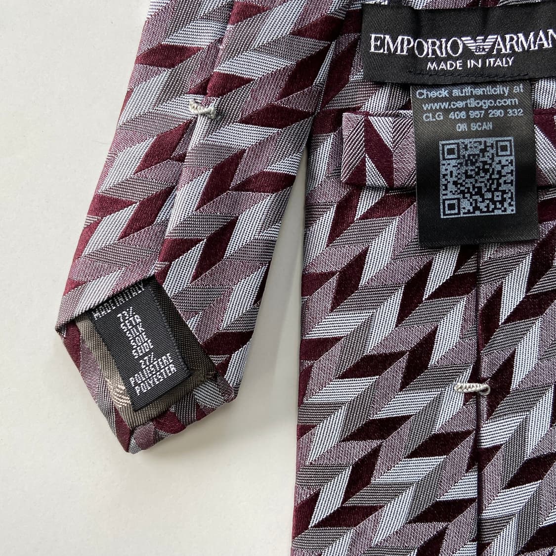 신형 엠포리오 알마니 명품 정품 넥타이(ARMANI) 8.6cm 상품이미지5