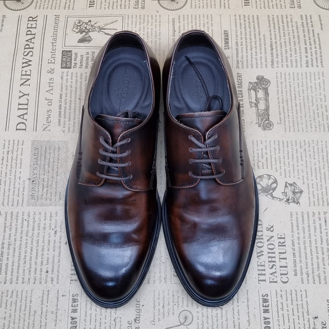 미쉘바이탠디 소가죽 남성정장구두245 굽3.5 상품이미지2