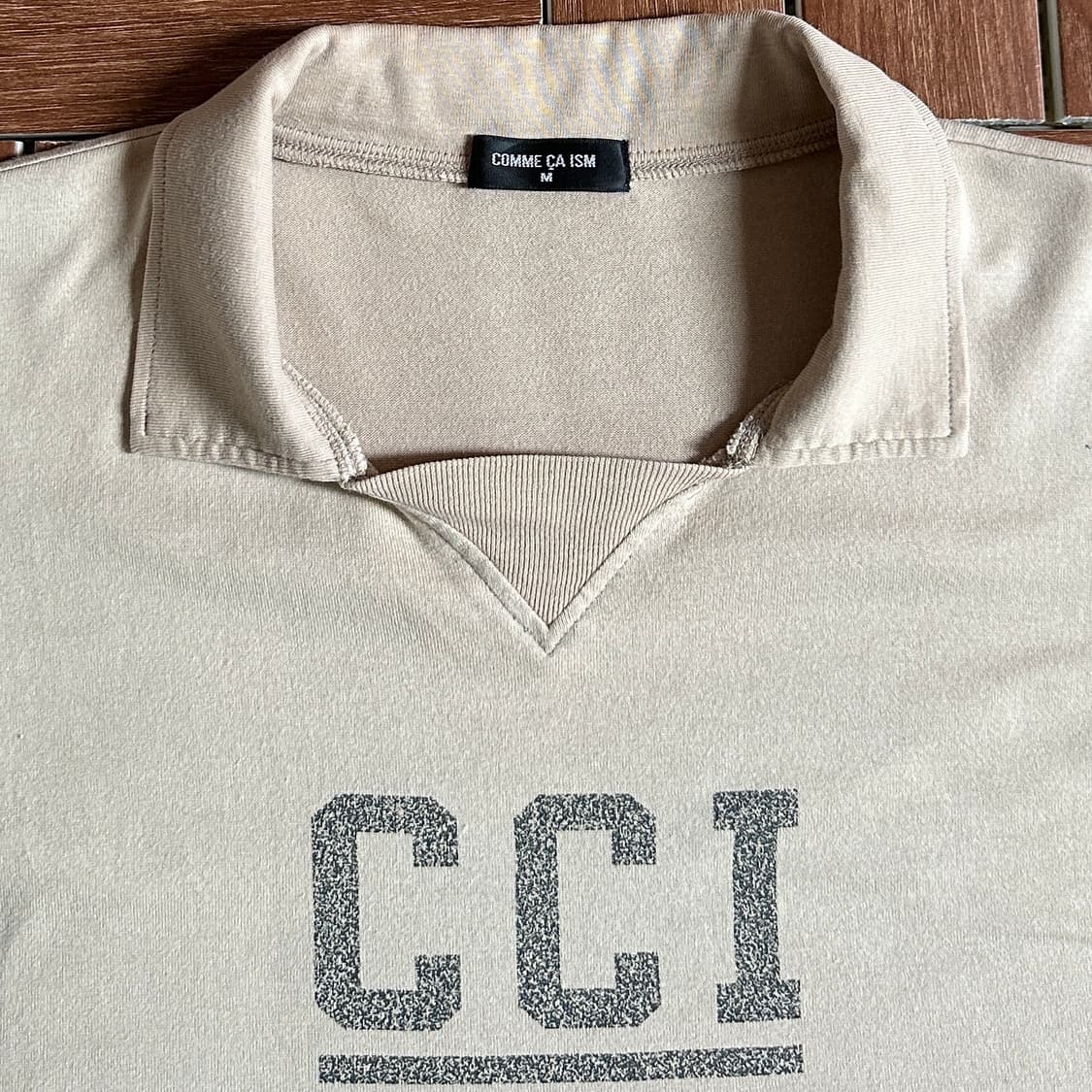 Comme ca ism vintage collar 1/2 tee 상품이미지3