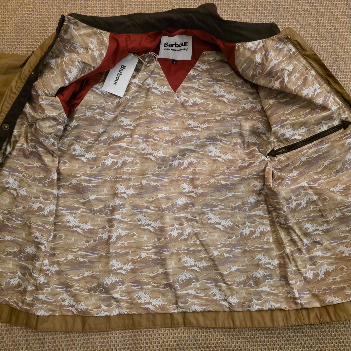 White Mountaineering x Barbour 바버 린넨 사파리 상품이미지9