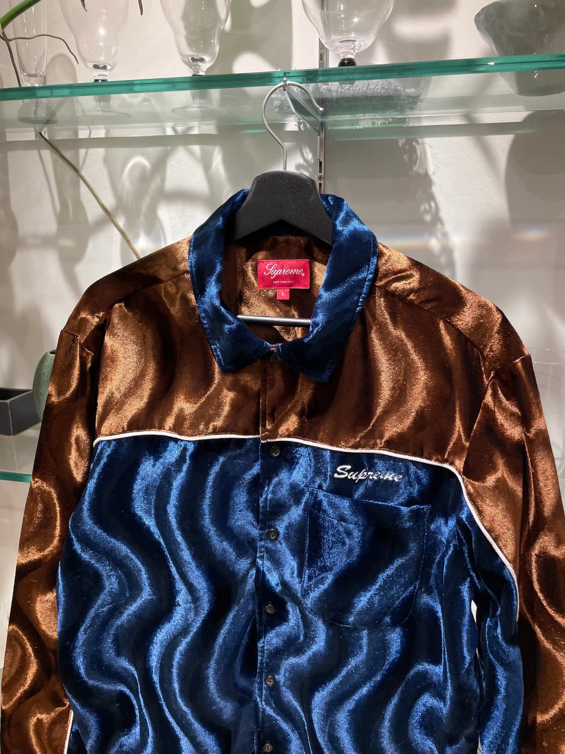 슈프림 velvet work shirt 상품이미지3