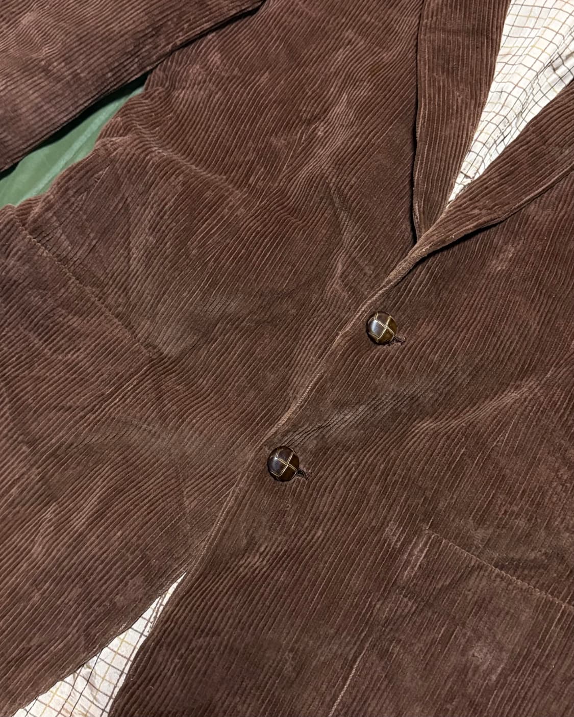 루마니아 엘보우 패치드 코듀로이 자켓 40R 상품이미지3