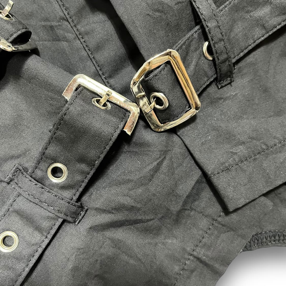 ACDC RAG Punk bondage chain Dark shirt 상품이미지6