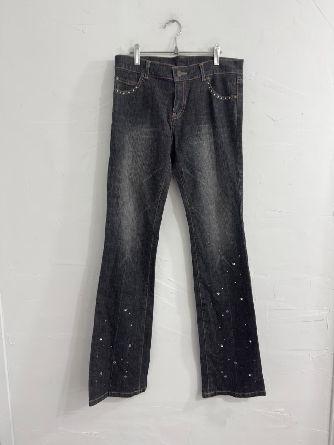 cynthia rowley denim cubic detail pants 상품이미지2