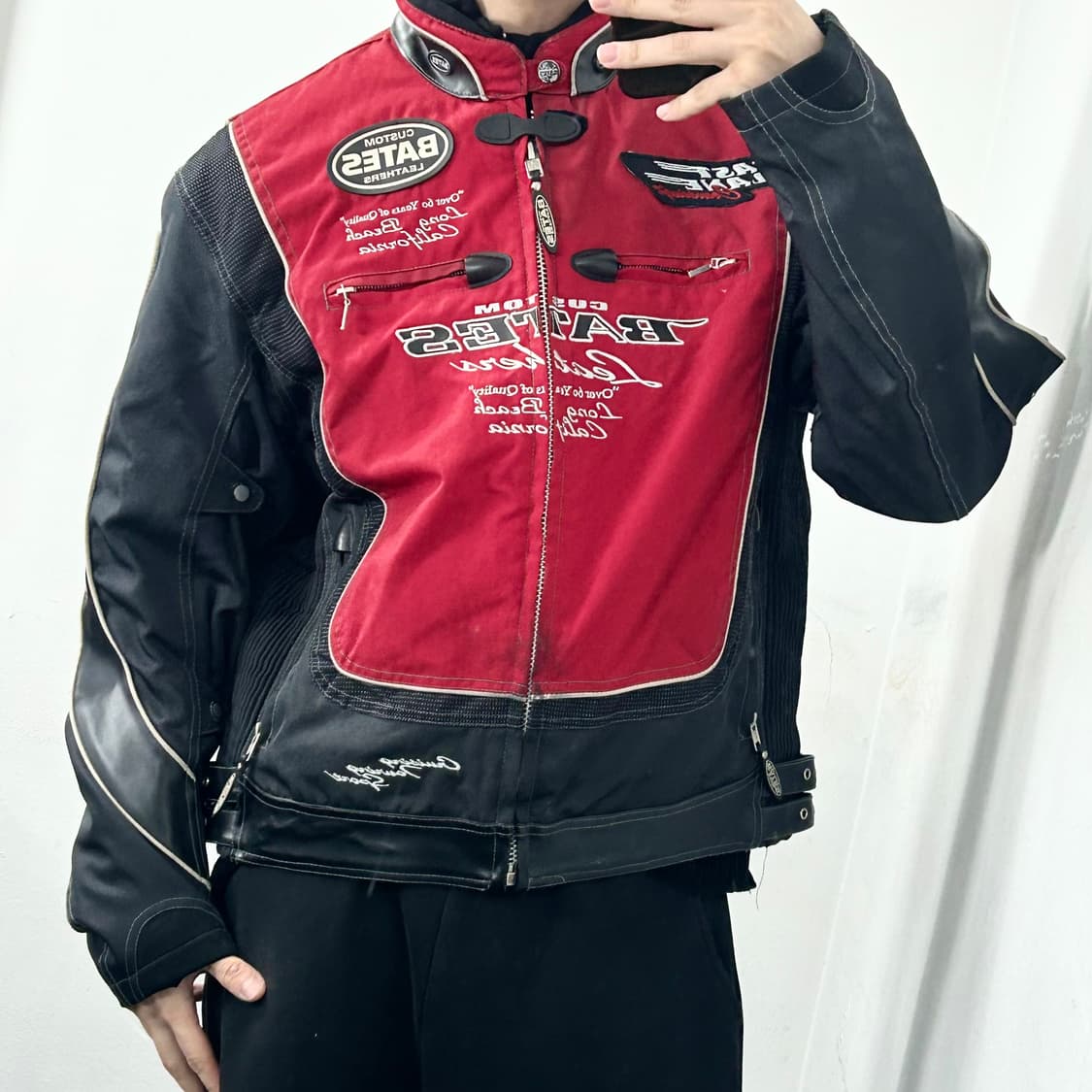 Bates 레더 사이드라인 레이싱 자켓 상품이미지2