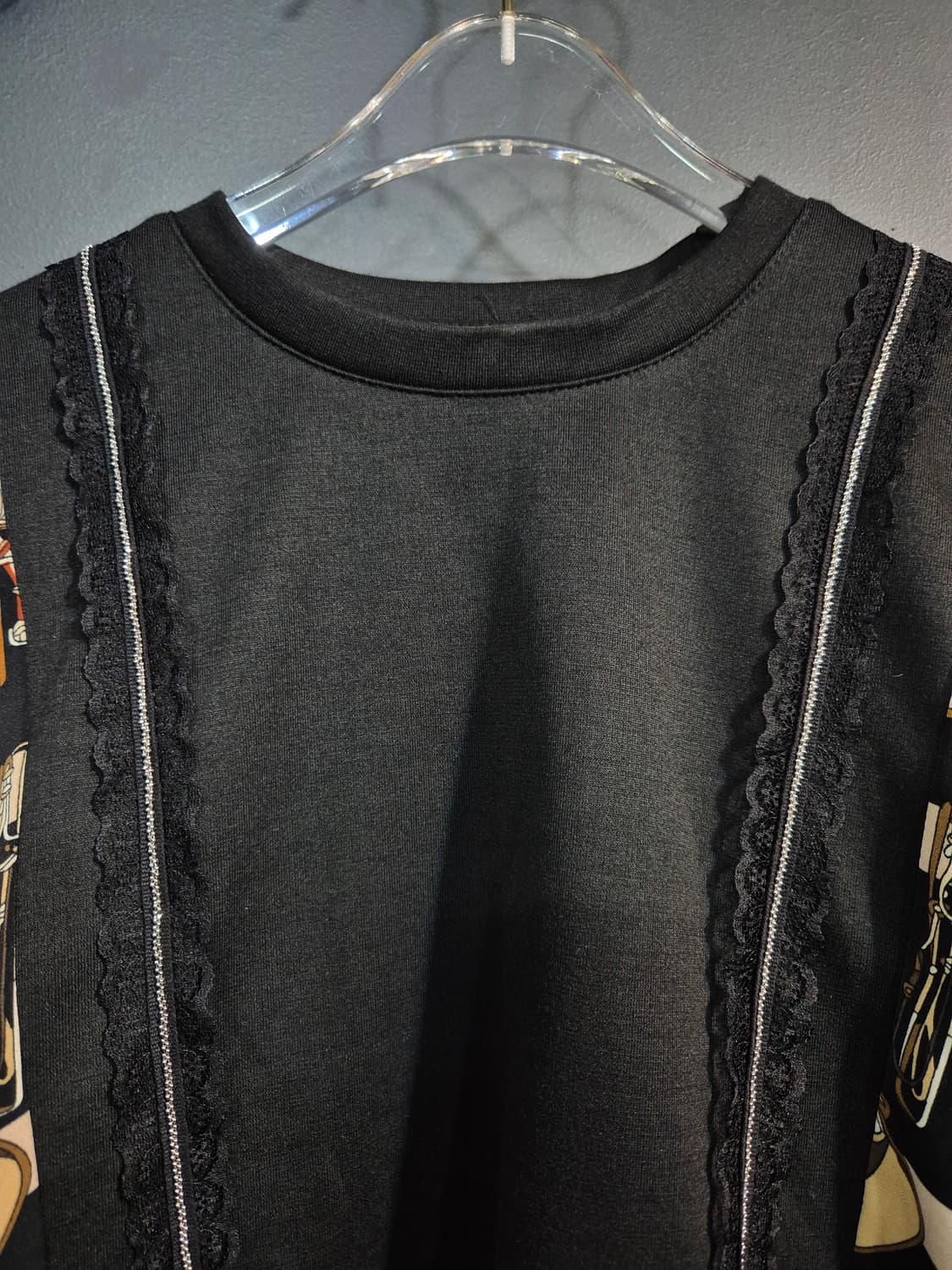 말그림 패턴 티셔츠 프리사이즈 55 66 77  상품이미지3