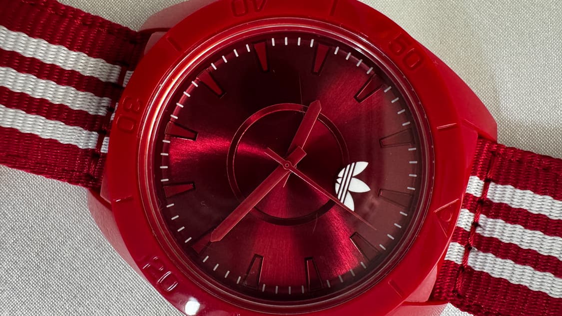 Adidas 아디다스 산티아고 ADH2661 레드 세줄 손목시계 상품이미지10