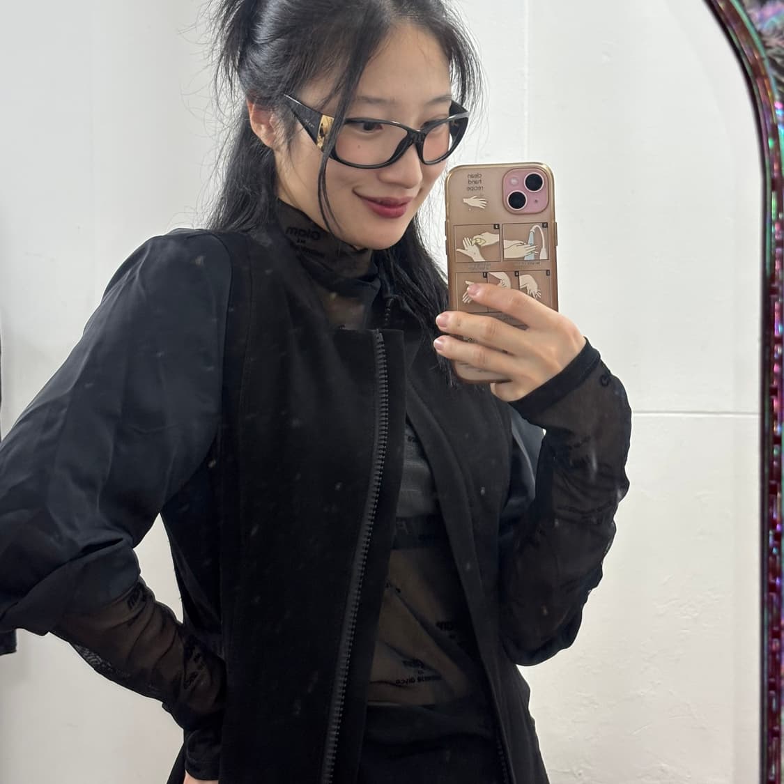 PRADA Black Silk jacket 상품이미지3