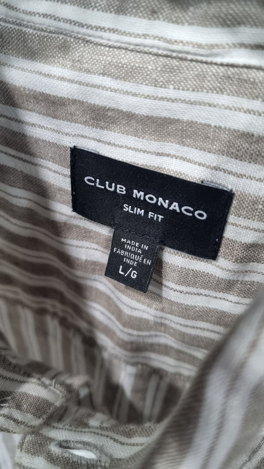Club Monaco (한섬) 여름 100% 마셔츠 105 상태깔끔 상품이미지2