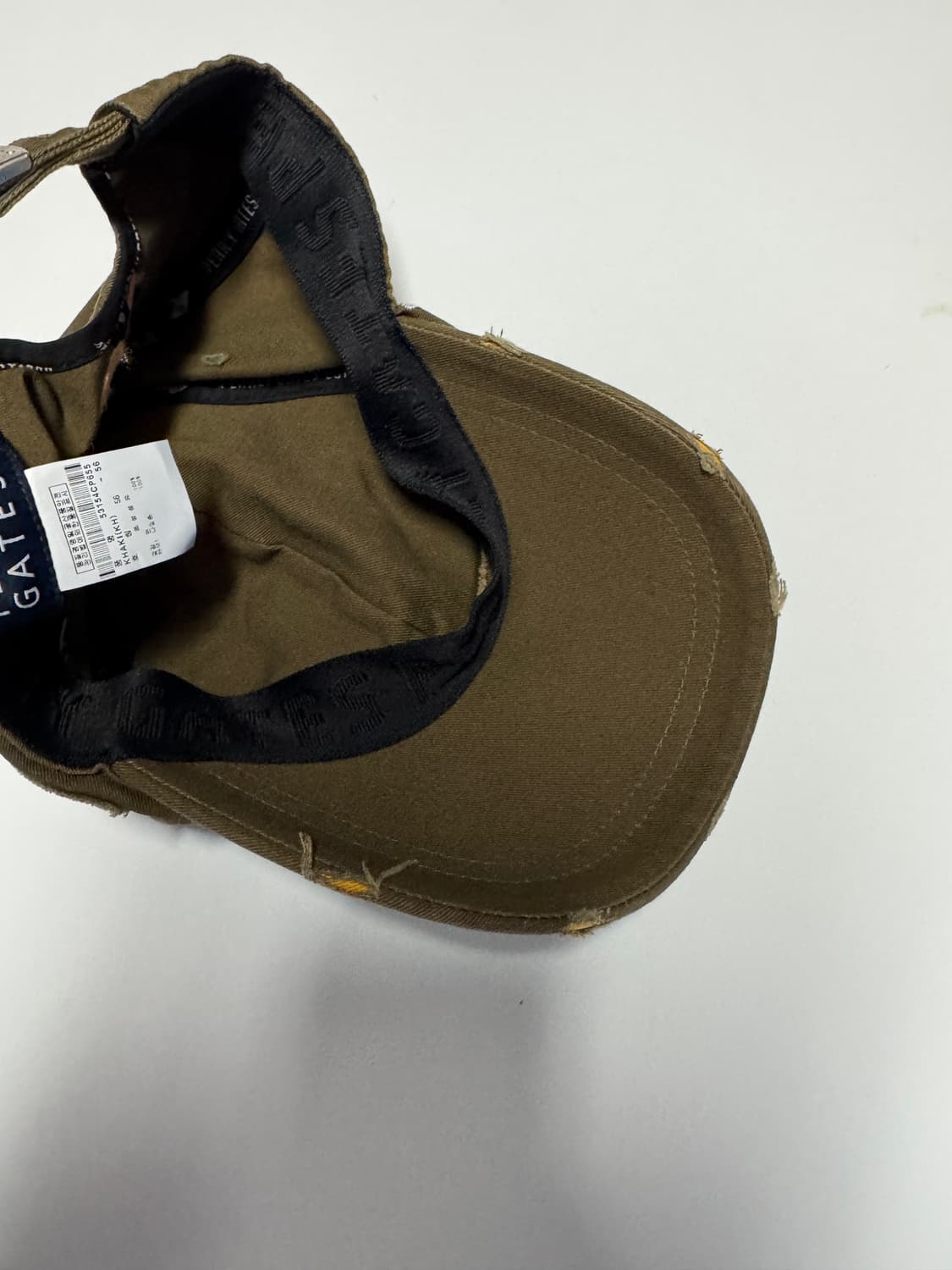 파리게이츠 골프 헤리티지 볼캡 카키 F 상품이미지5