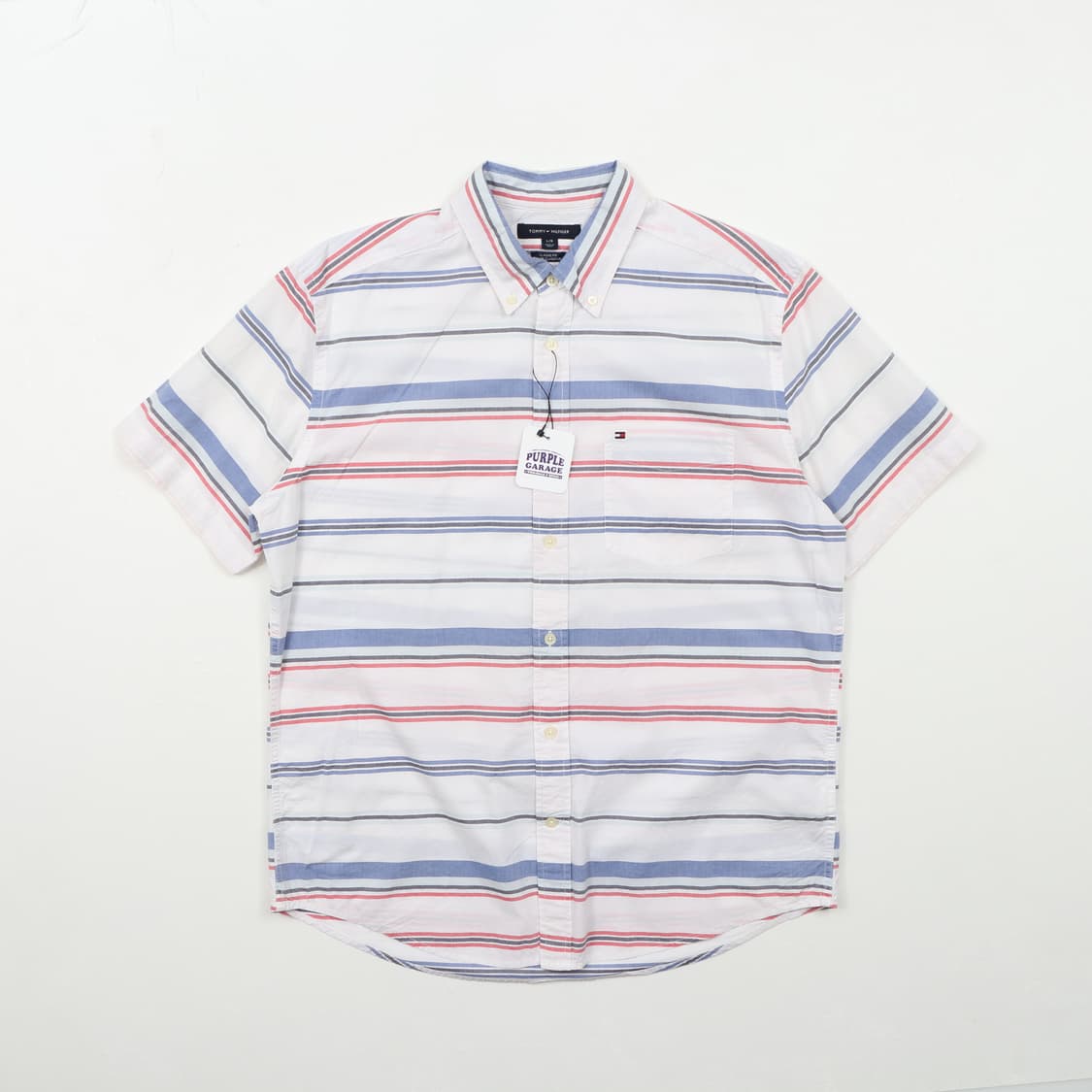 타미힐피거 스트라이프 반팔 셔츠 a249 상품이미지1