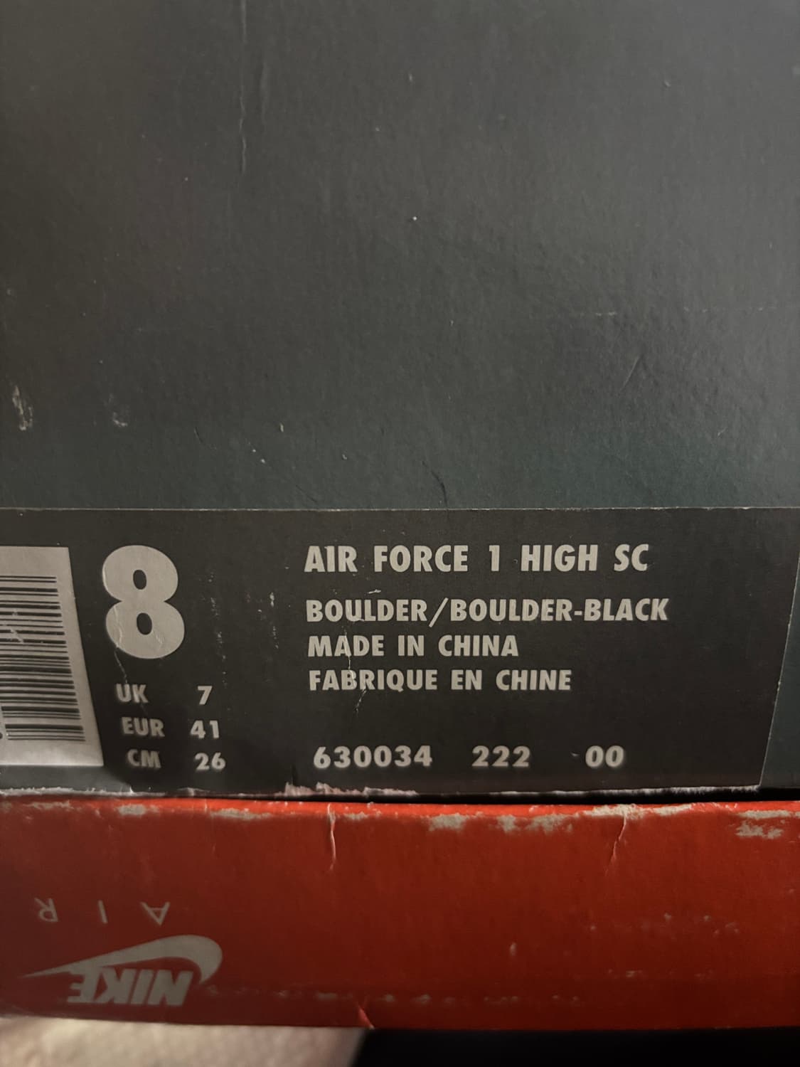 93년 나이키 에어포스 1 하이 260 상품이미지2