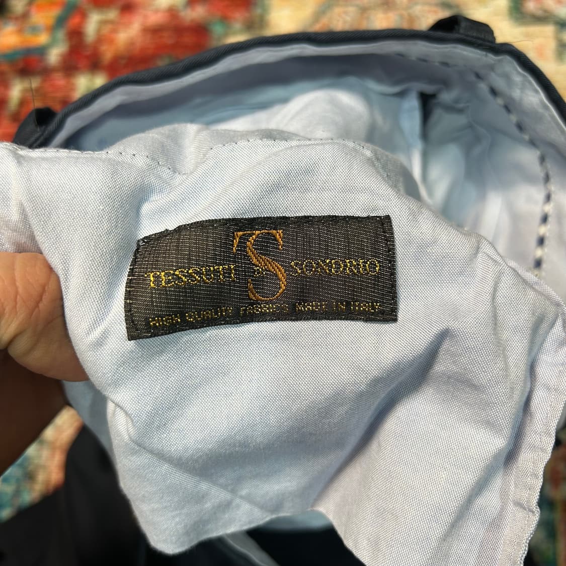 [32] 브룩스 브라더스 테수티 손드리오 밀라노 핏 치노팬츠 네이비 상품이미지6