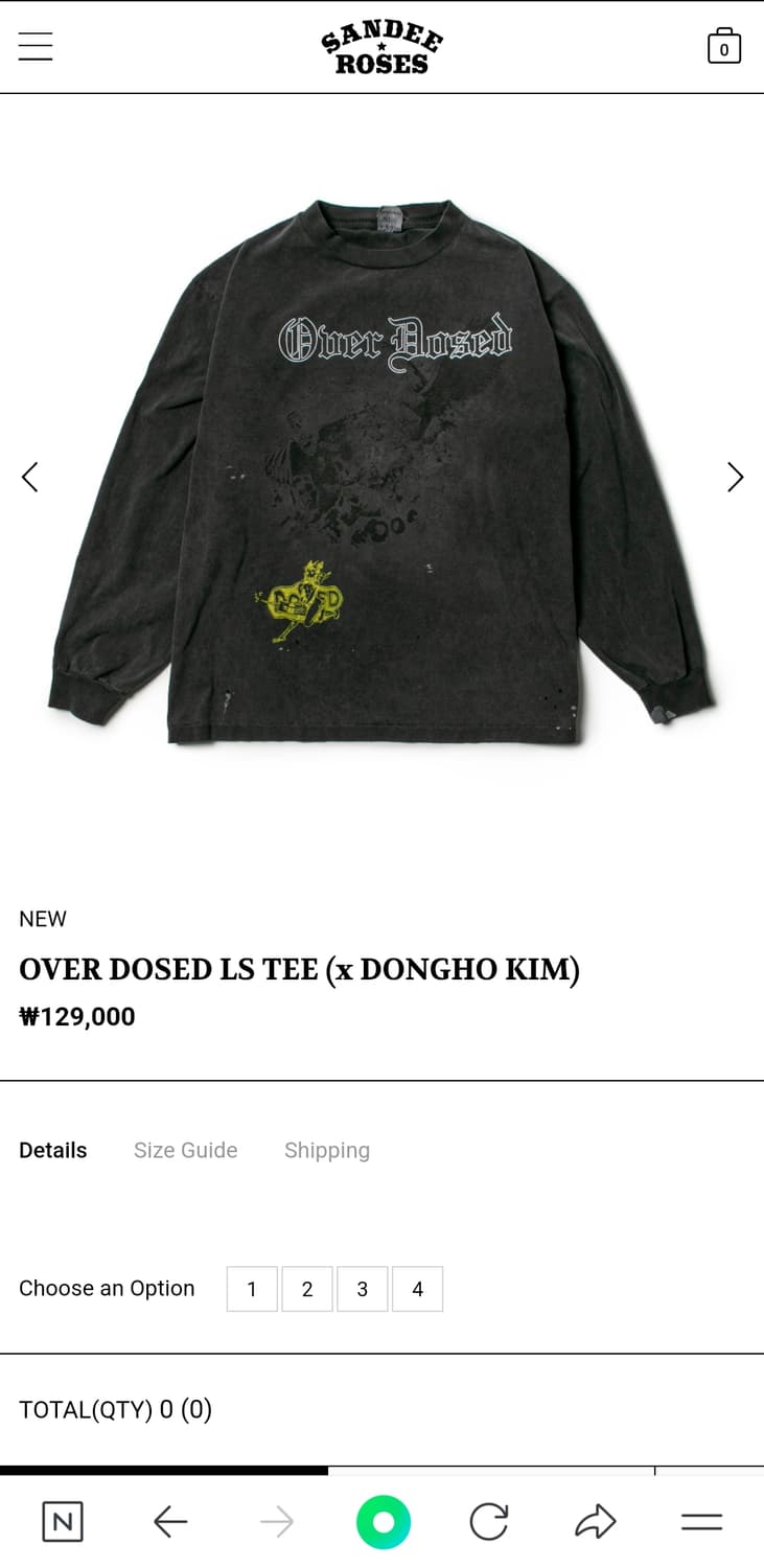 [4]도즈드 도넛리벤지 샌디앤로지스 롱슬리브 상품이미지6