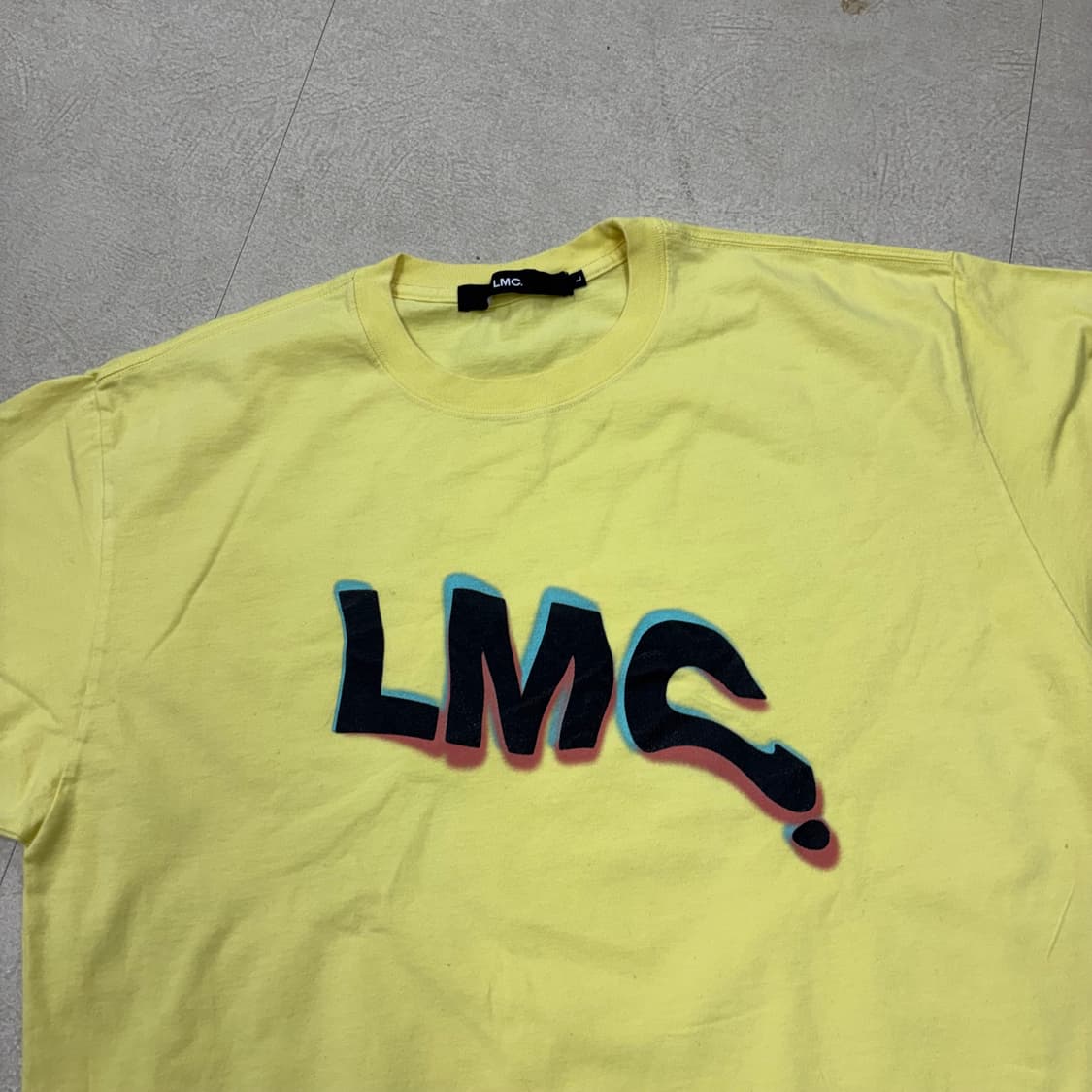 Lmc 멜팅 빅로고 옐로우 반팔티 상품이미지2