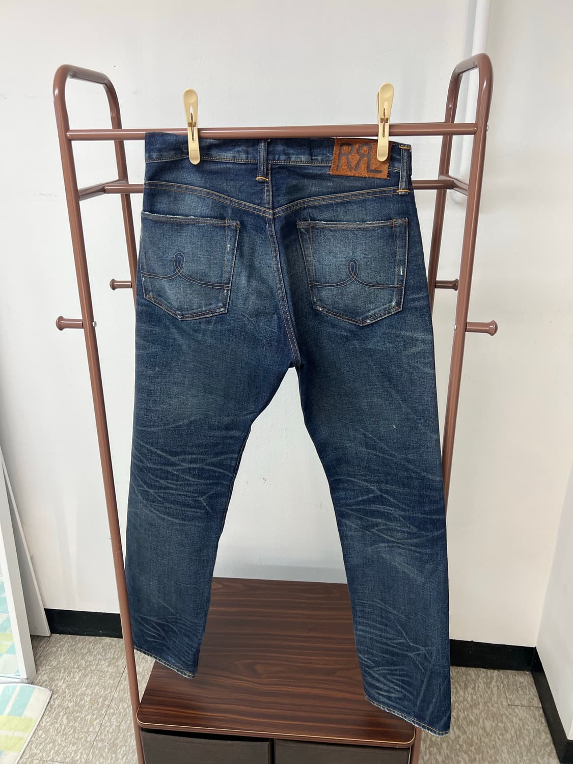 RRL/스트레이트핏 홀리 셀비지 진(32/32) 상품이미지3