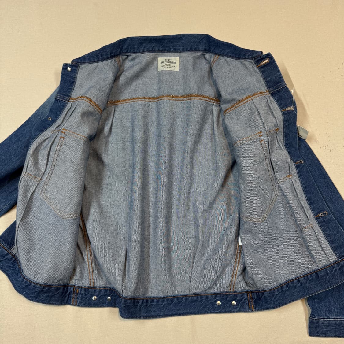 M) 코엔(COEN) USA 코튼 2nd 타입 데님 자켓 상품이미지4