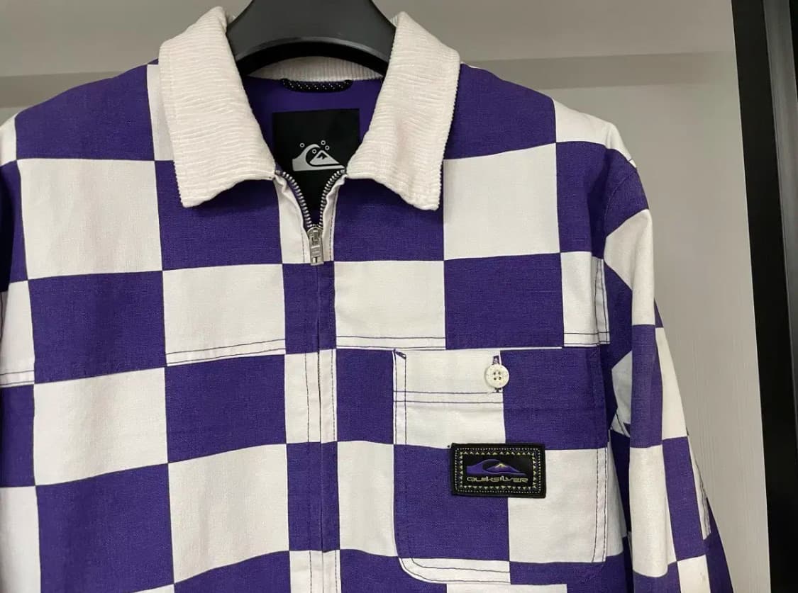 퀵실버 체커보드 자켓- 100~105 상품이미지2