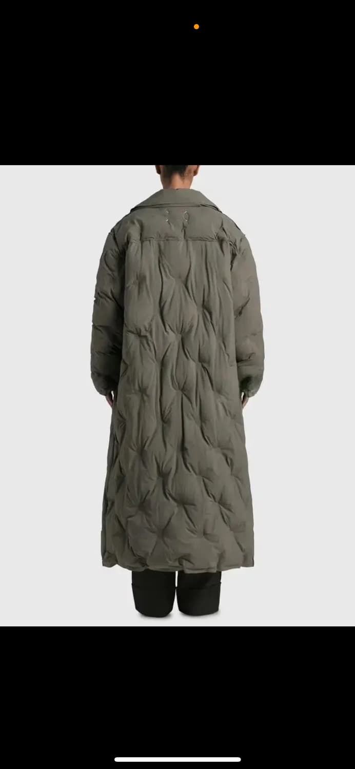 메종마르지엘라 퀄티드 더블 브레스티드 롱코트 상품이미지2