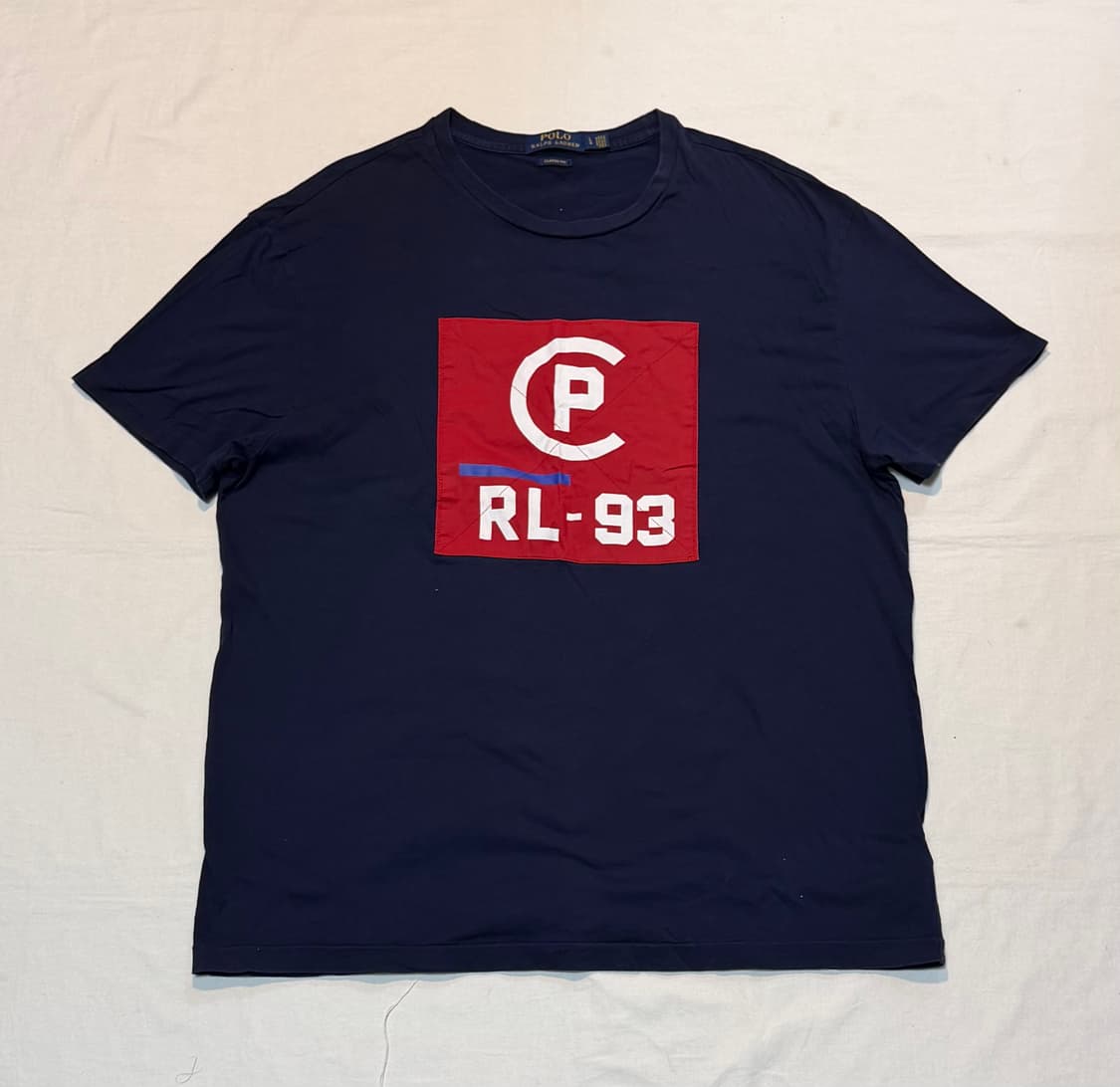 폴로 랄프로렌 CP-93 패치로고 반팔 티셔츠 네이비 상품이미지1