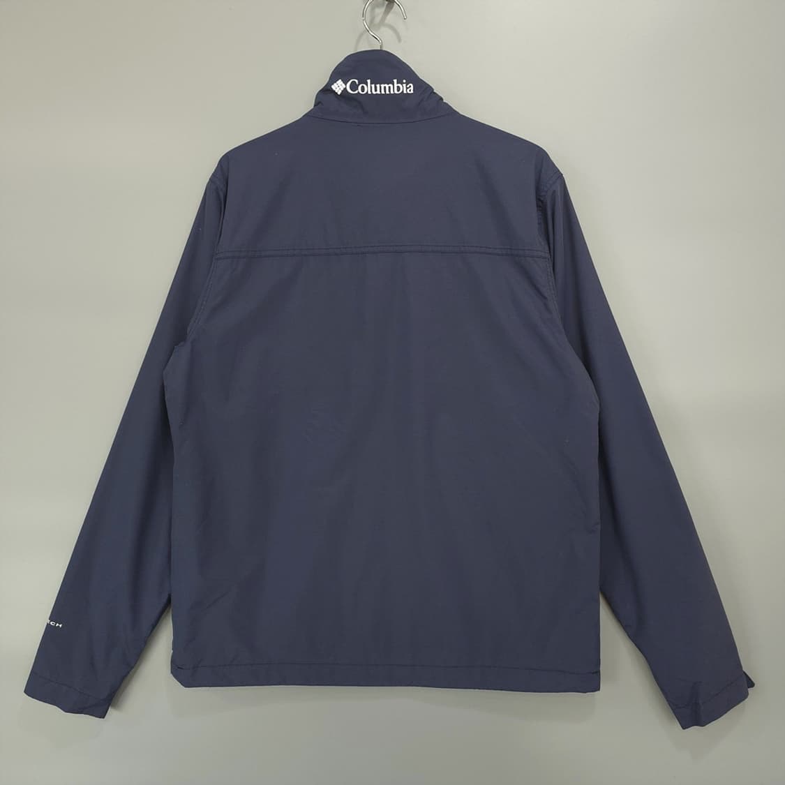 컬럼비아 Columbia 로고 자수 바람막이 자켓 네이비 M 상품이미지5