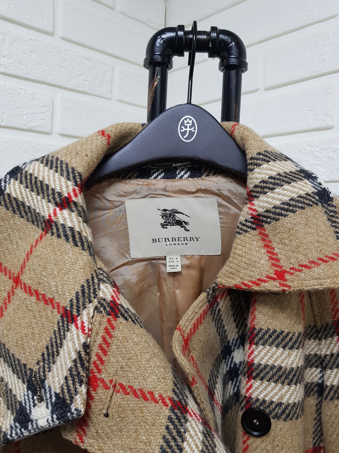 [uk8/정품] 버버리 노바체크 클래식 울코트 상품이미지3