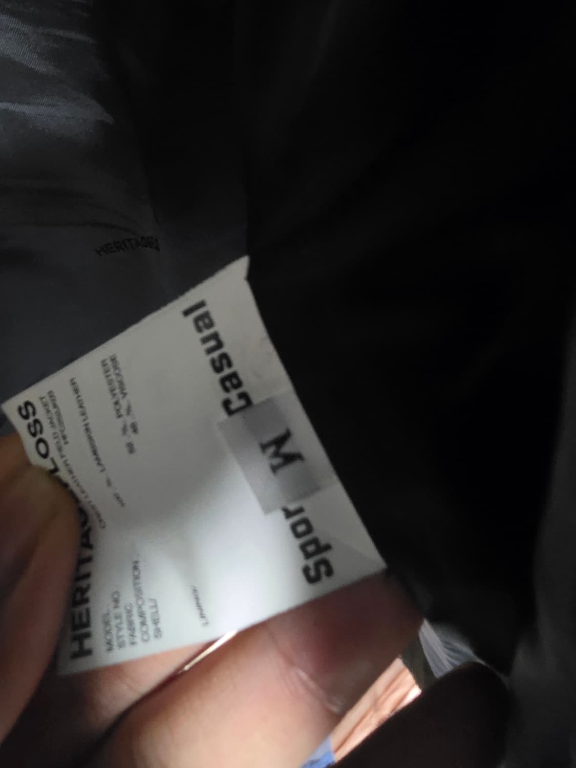 25fw 헤리티지플로스 크레스트 레더 필드 자켓/블랙 사이즈 M(105) 상품이미지4