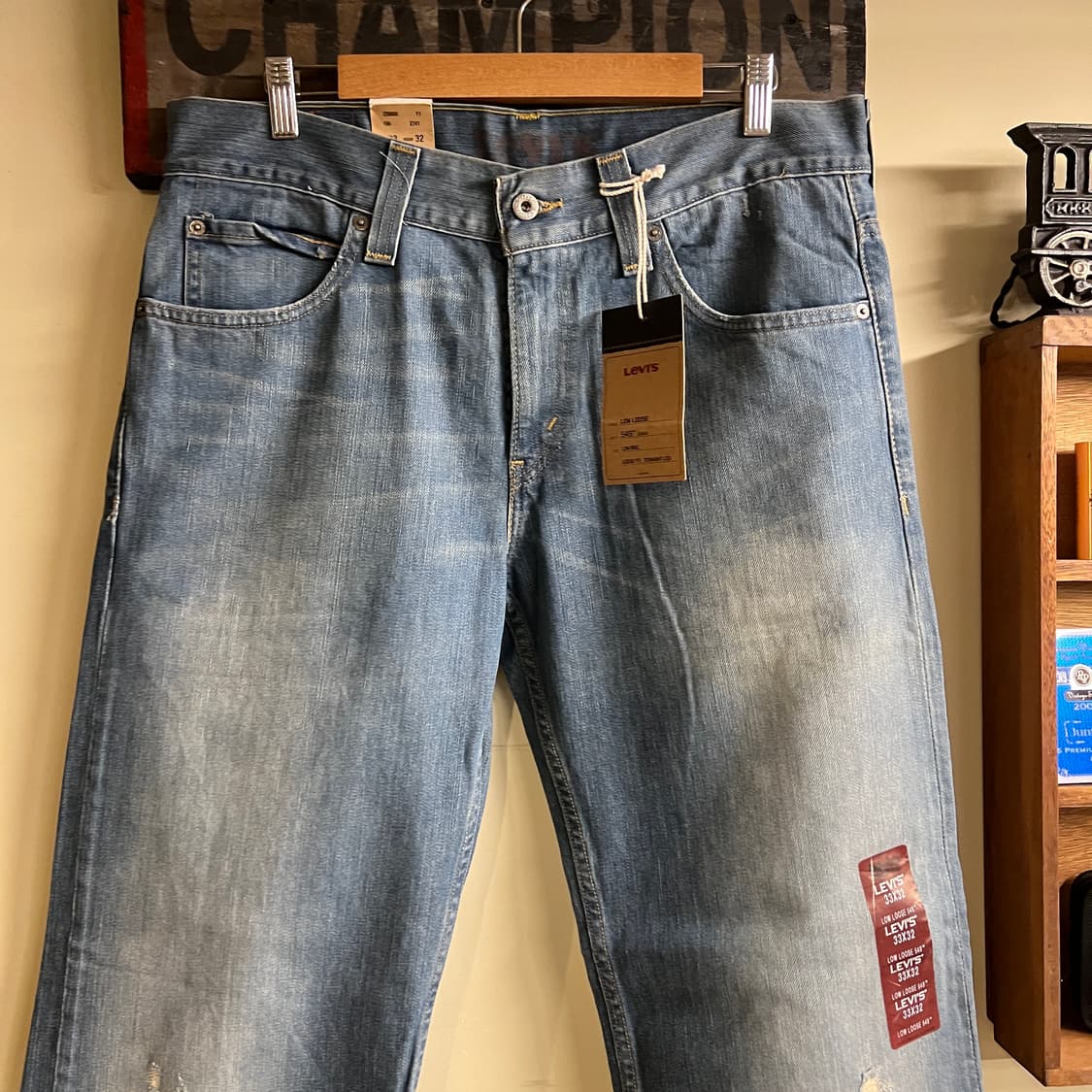 00's 리바이스 549 데님 33x32 Size (34인치) 멕시코 상품이미지2