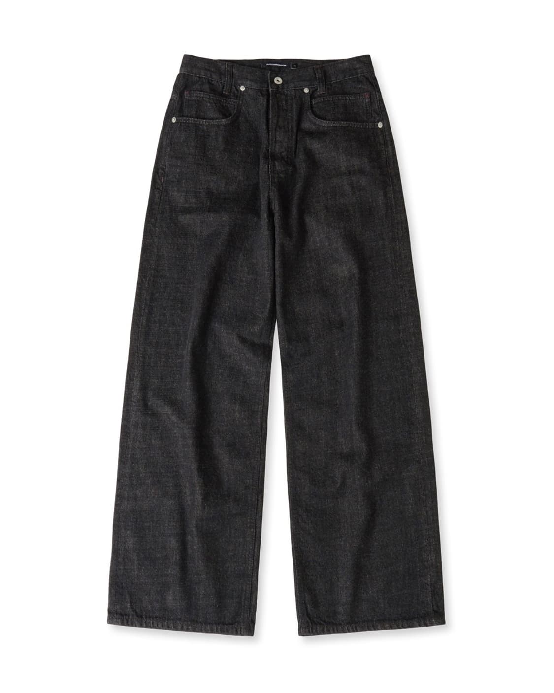 [2] 해칭룸 레귤러 셀비지 진 블랙 상품이미지1