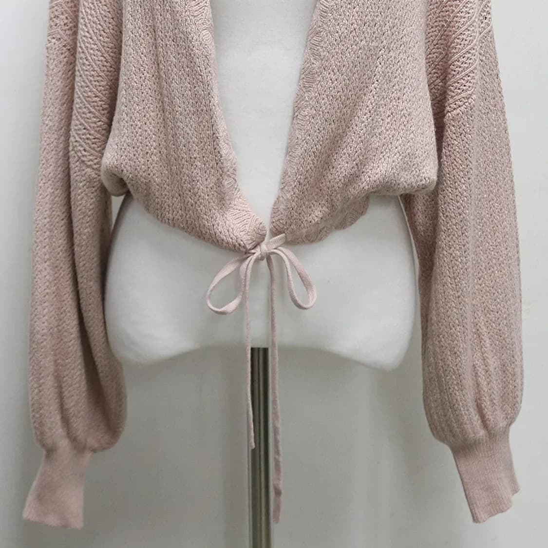 MYSTY WOMAN 핑크 볼레로 가디건 60475 상품이미지4