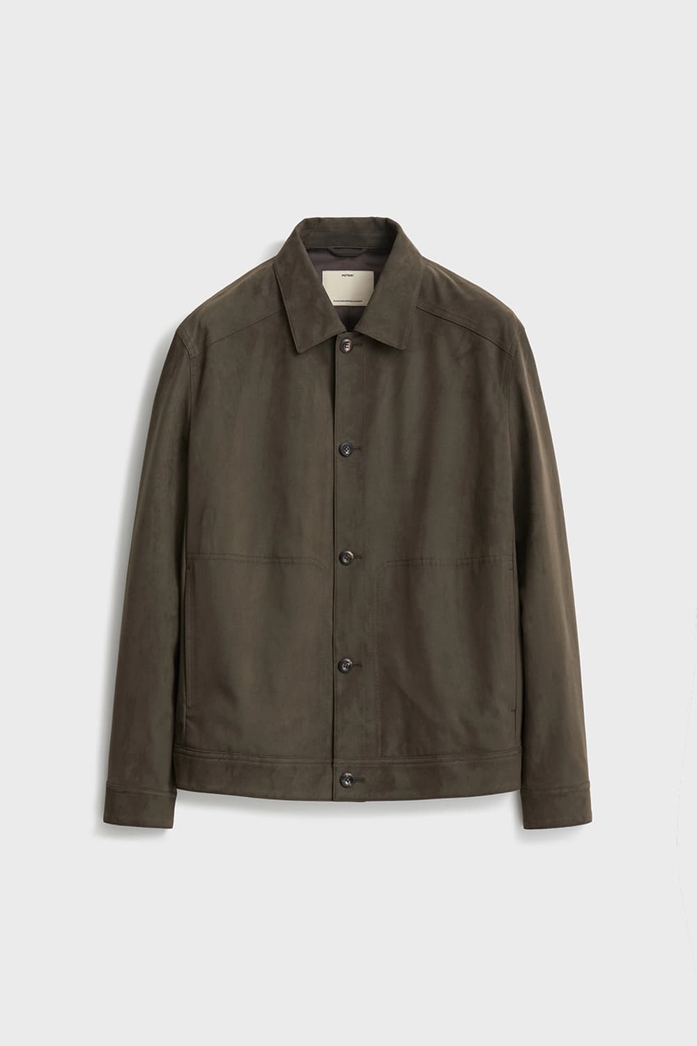 포터리 포우 스웨이드 자켓 카키 상품이미지4