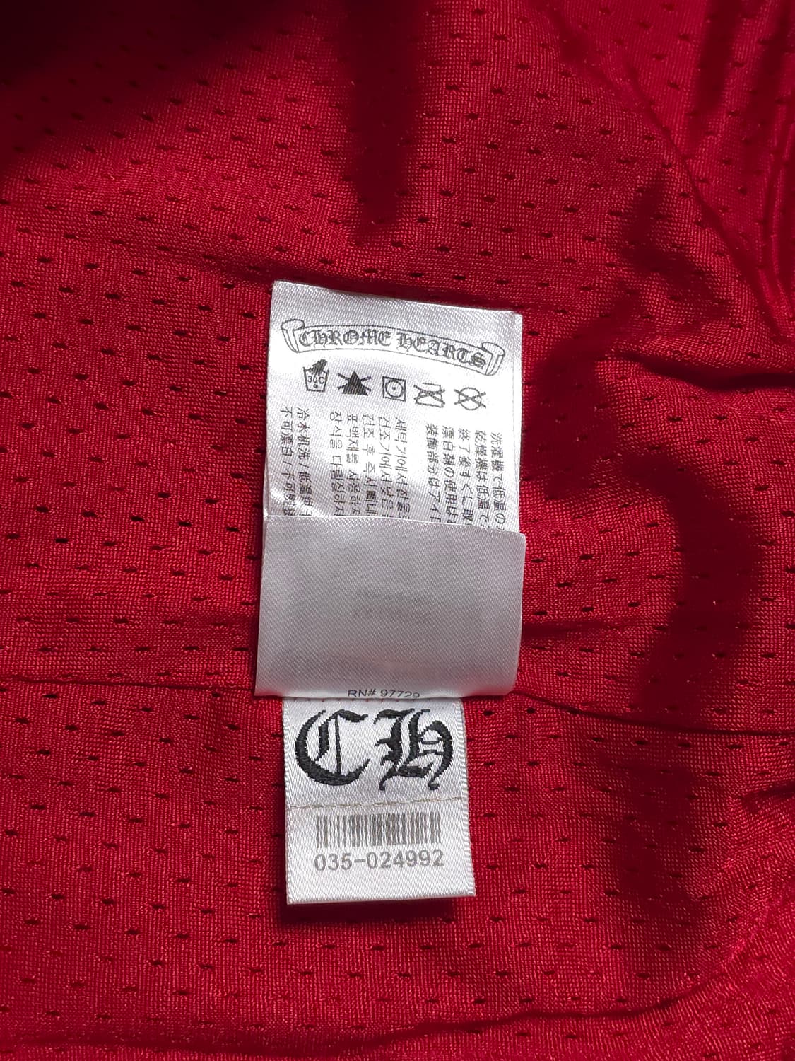 [XXL] 크롬하츠 매티보이 메쉬 팬츠 레드 상품이미지9