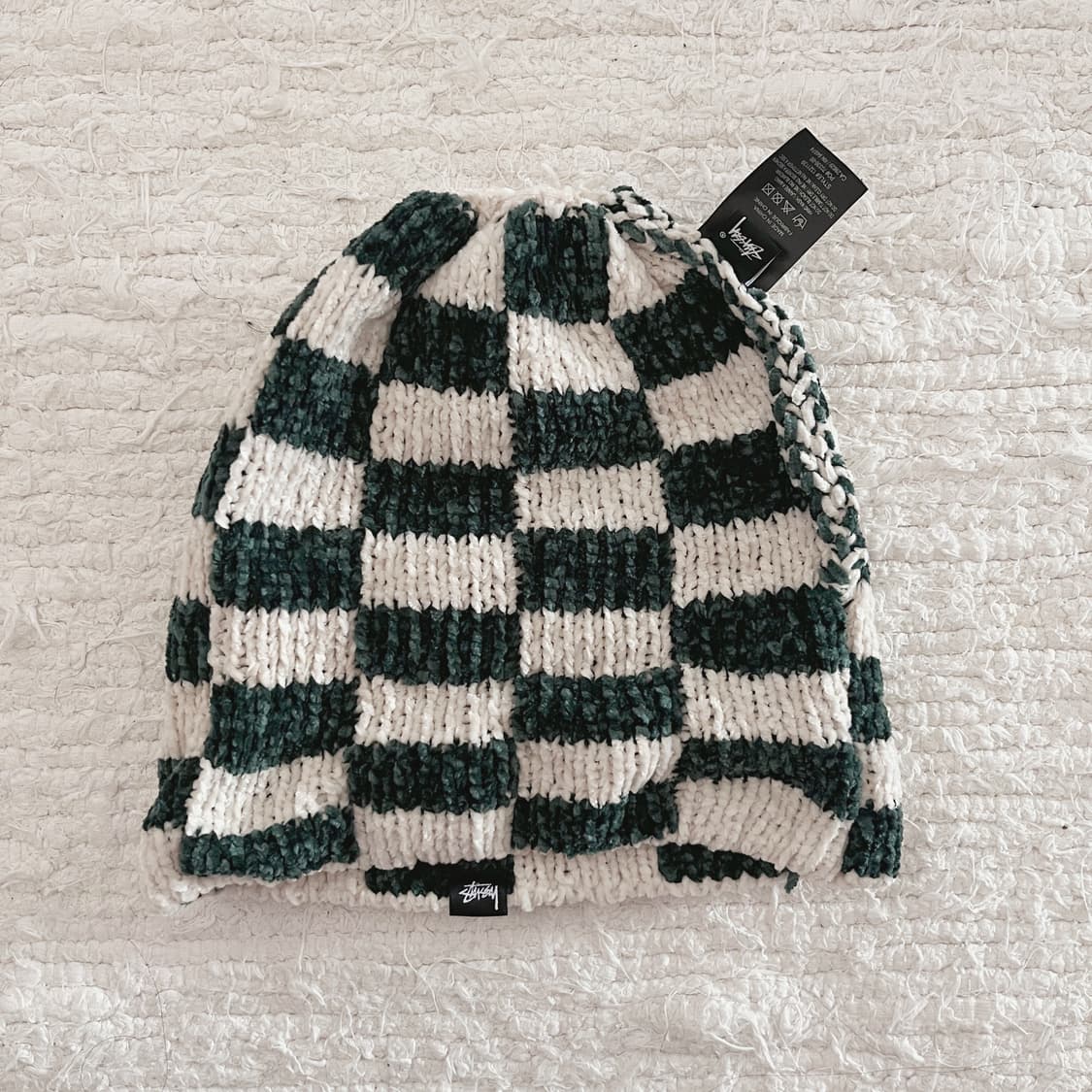 스투시 크로쉐 체커드 비니 상품이미지5