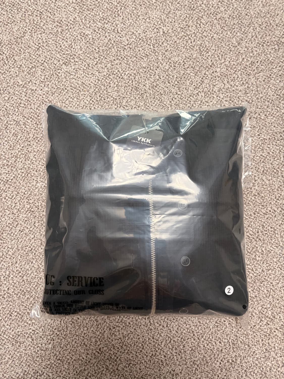 포그서비스 밀리터리 버튼 후디 블랙 2 상품이미지3