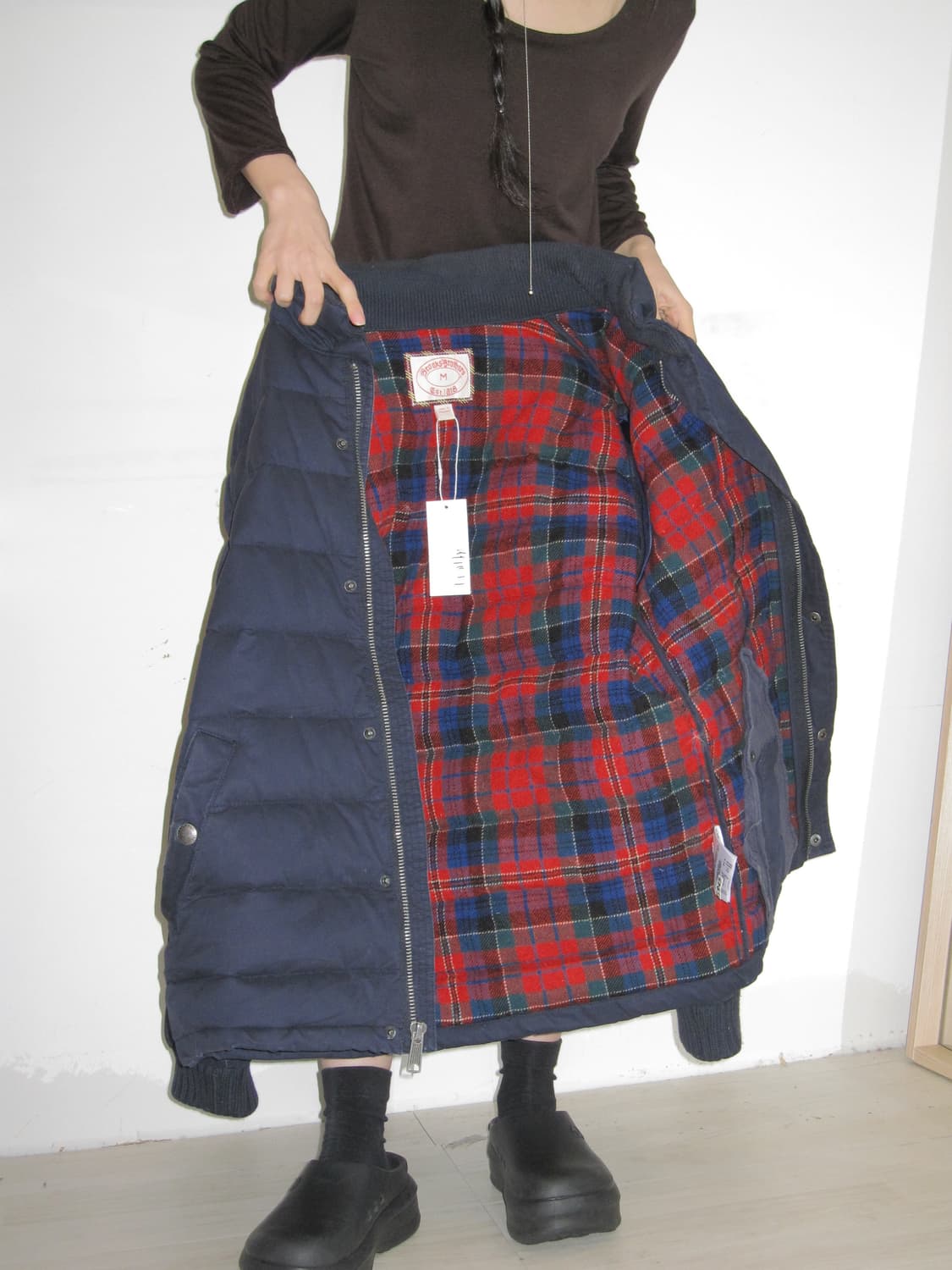 브룩스 브라더스 레드체크 패딩 상품이미지3