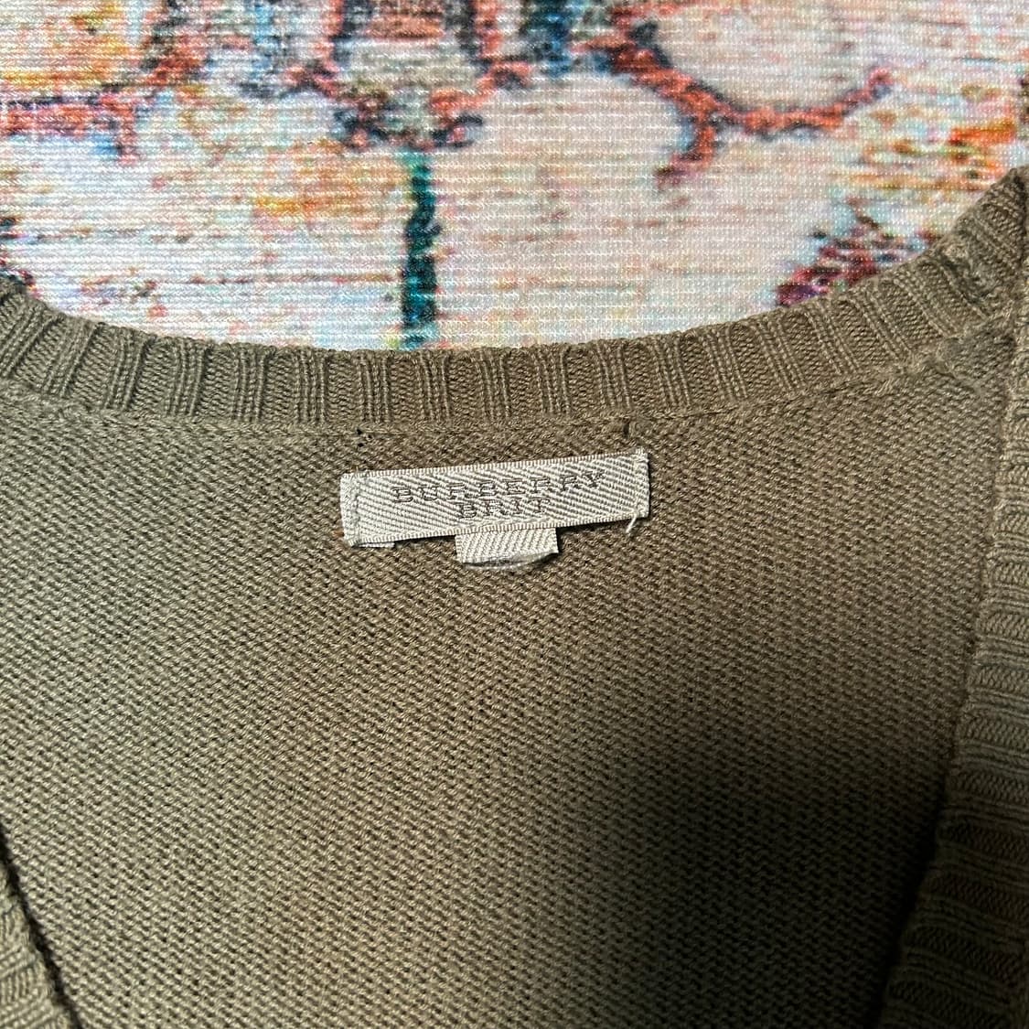 [M] 버버리 브릿 덧댐 가디건 상품이미지2