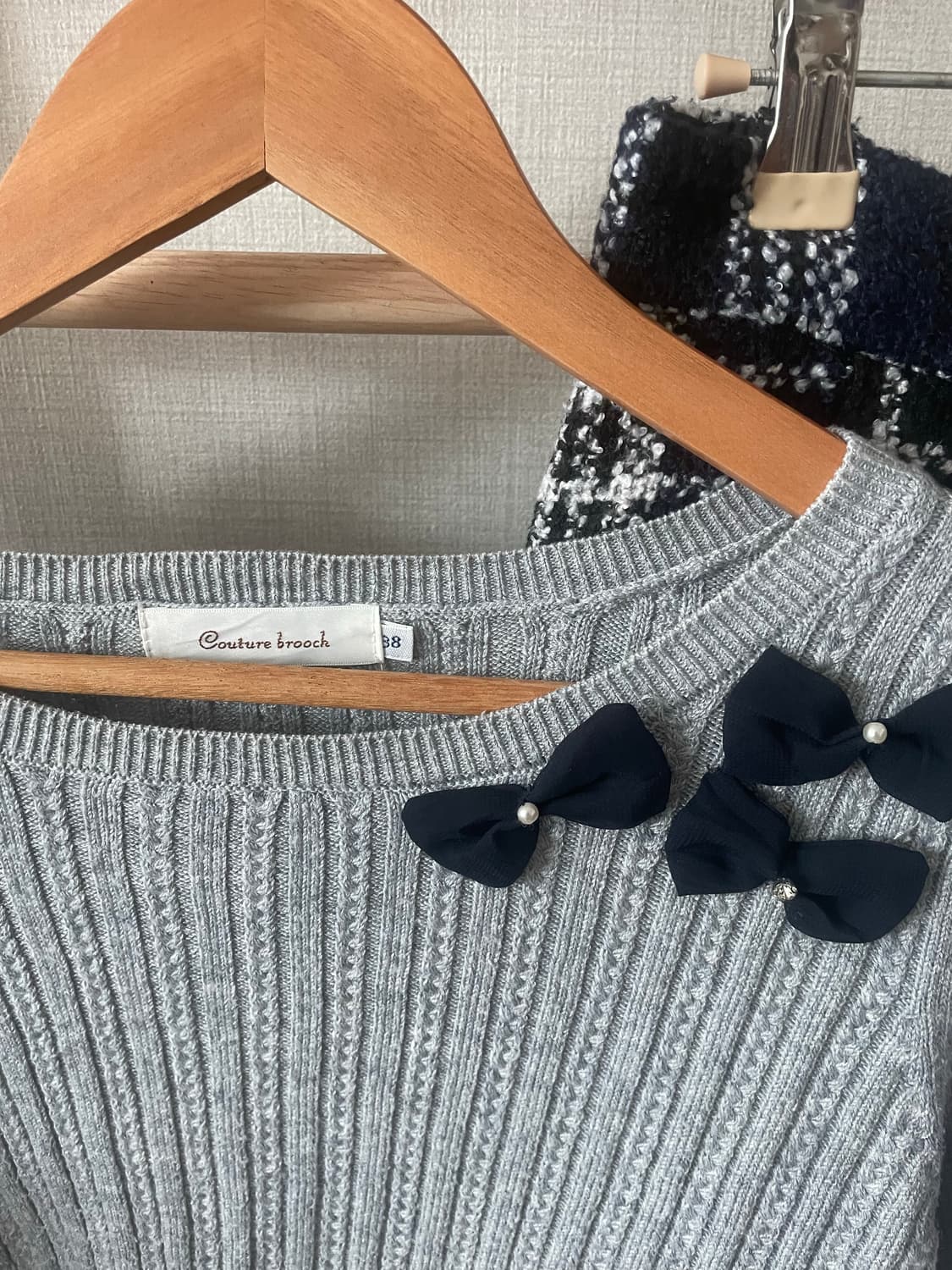 모리걸 빈티지 그레이 떡코 set🩶❄️ 상품이미지6