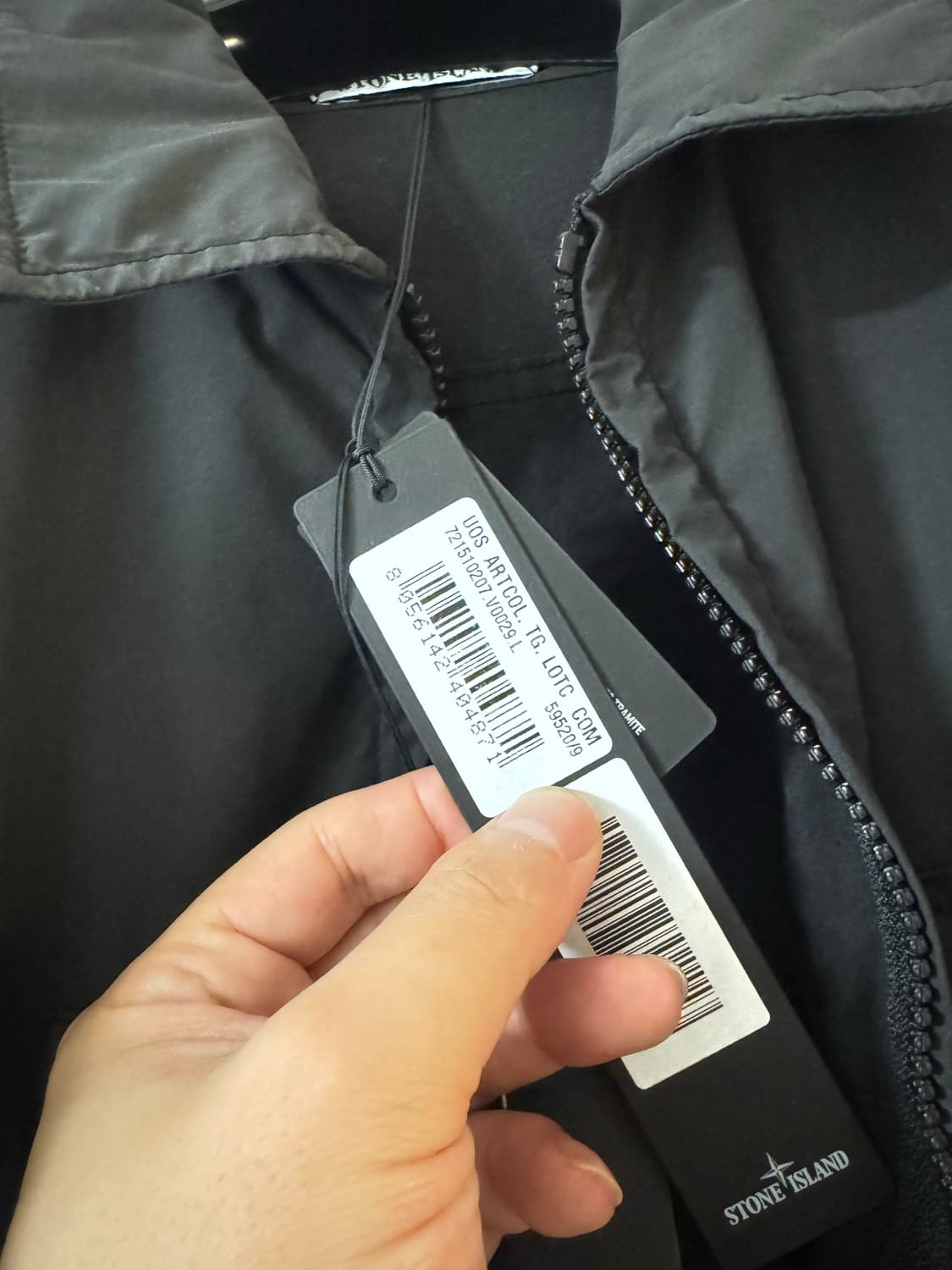 스톤아일랜드 가먼트다잉 오버셔츠블랙 상품이미지3