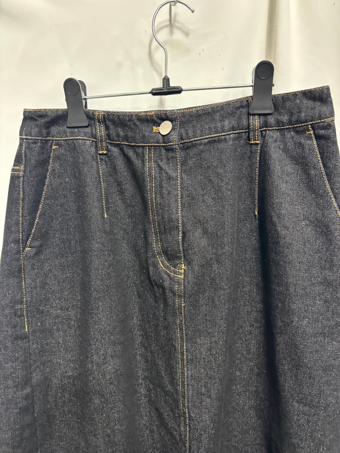 나안코브 다크 데님 롱 스커트 M 상품이미지2