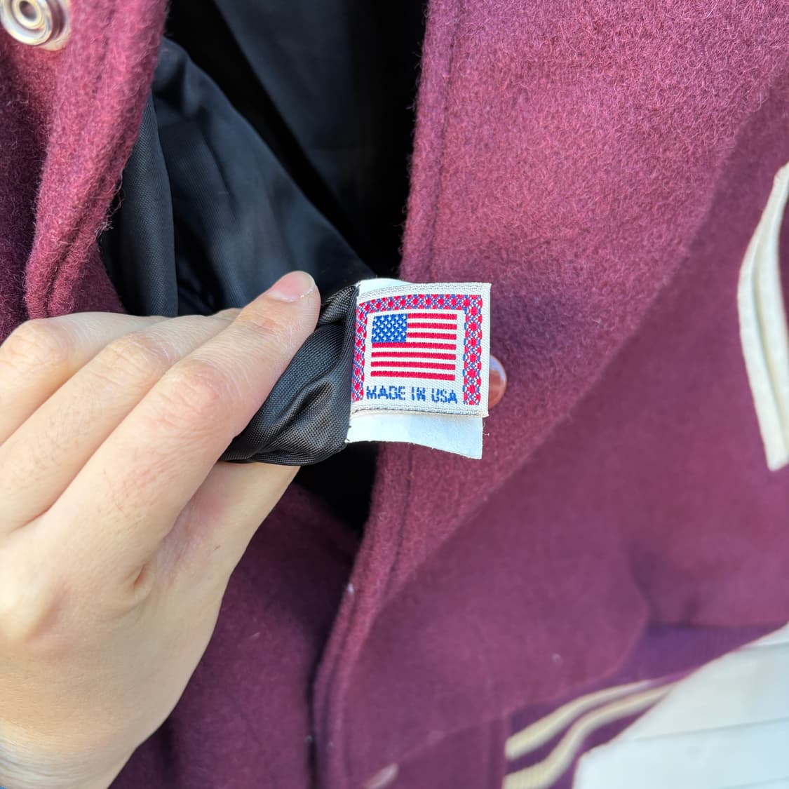 Golden Bear 골든베어x허프 made in usa 바시티 자켓 상품이미지6