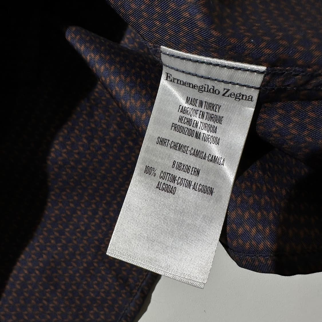 에르메네질도 제냐 패턴 셔츠 상품이미지6