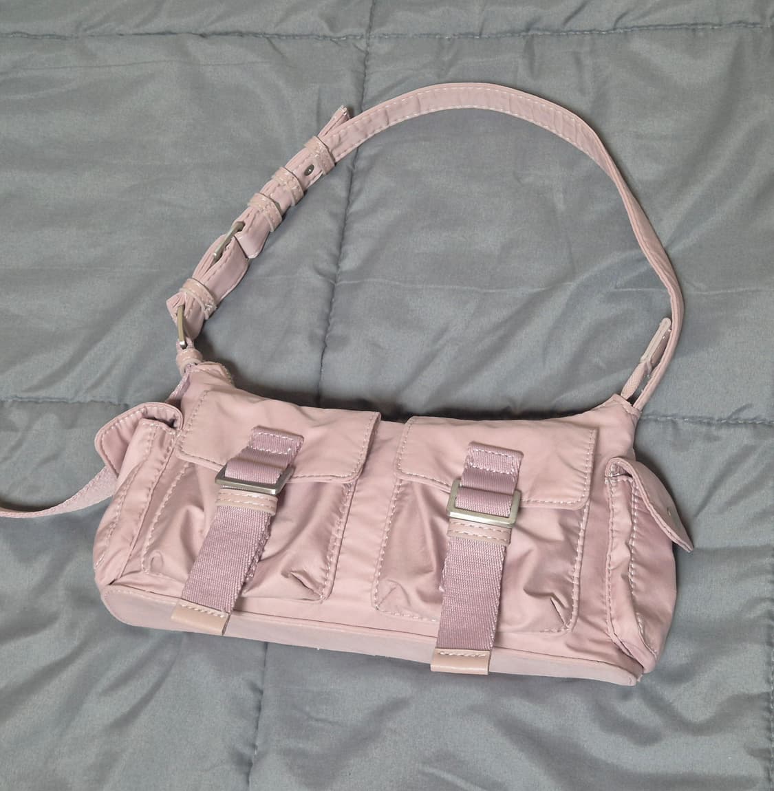 자라 포켓 숄더백 모브 바이올렛 핑크 상품이미지2