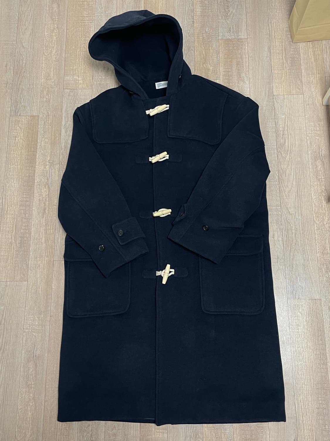 파르티멘토 더플 롱코트 네이비 상품이미지3