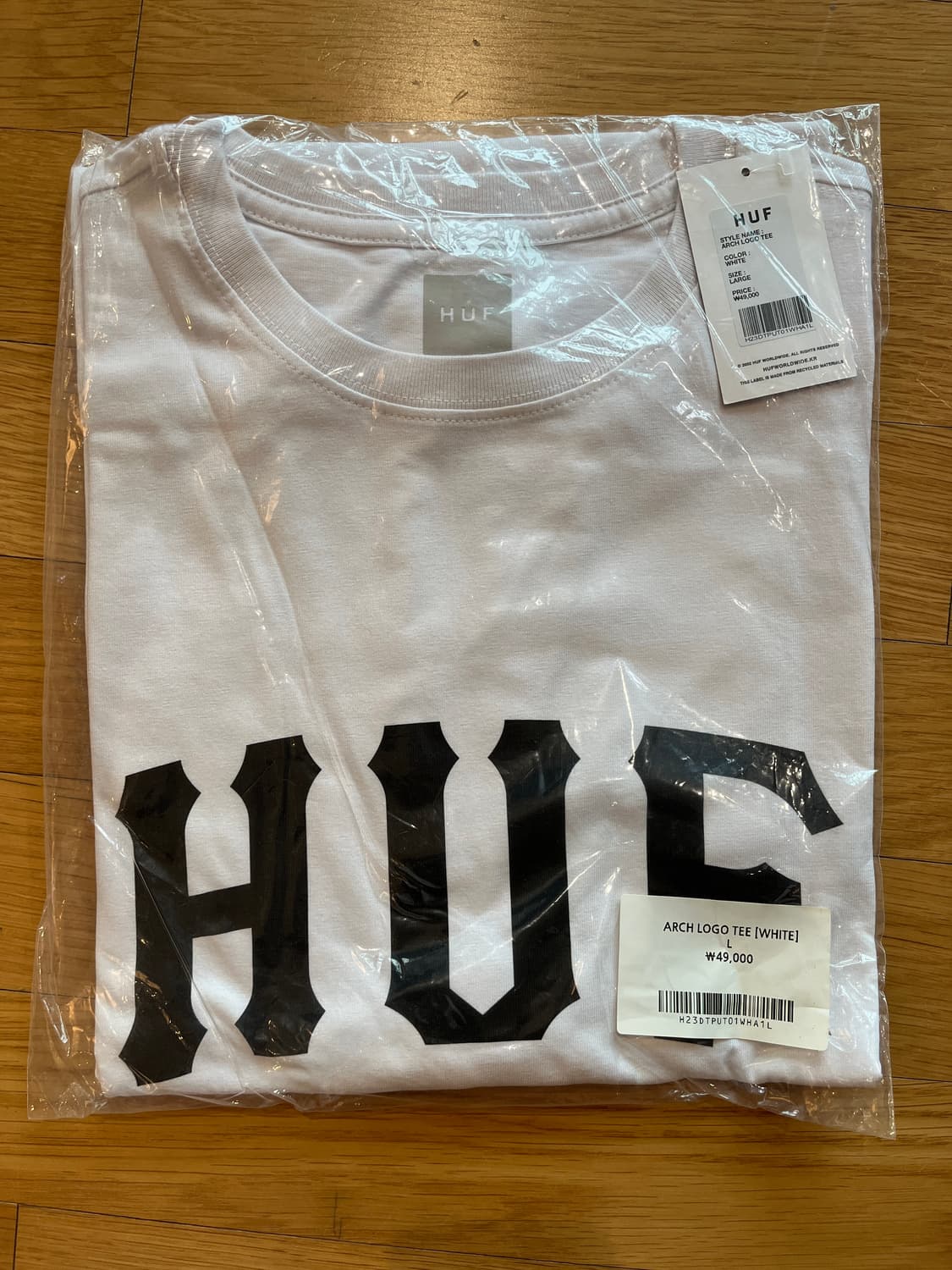 Huf 반팔 새상품 상품이미지1