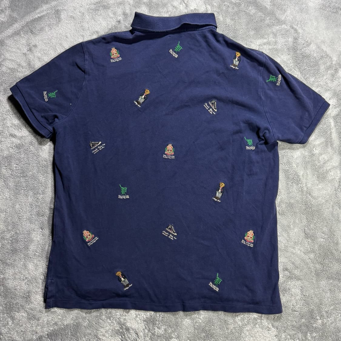 폴로 랄프로렌 패턴 카라티 커스텀 슬림핏  상품이미지3