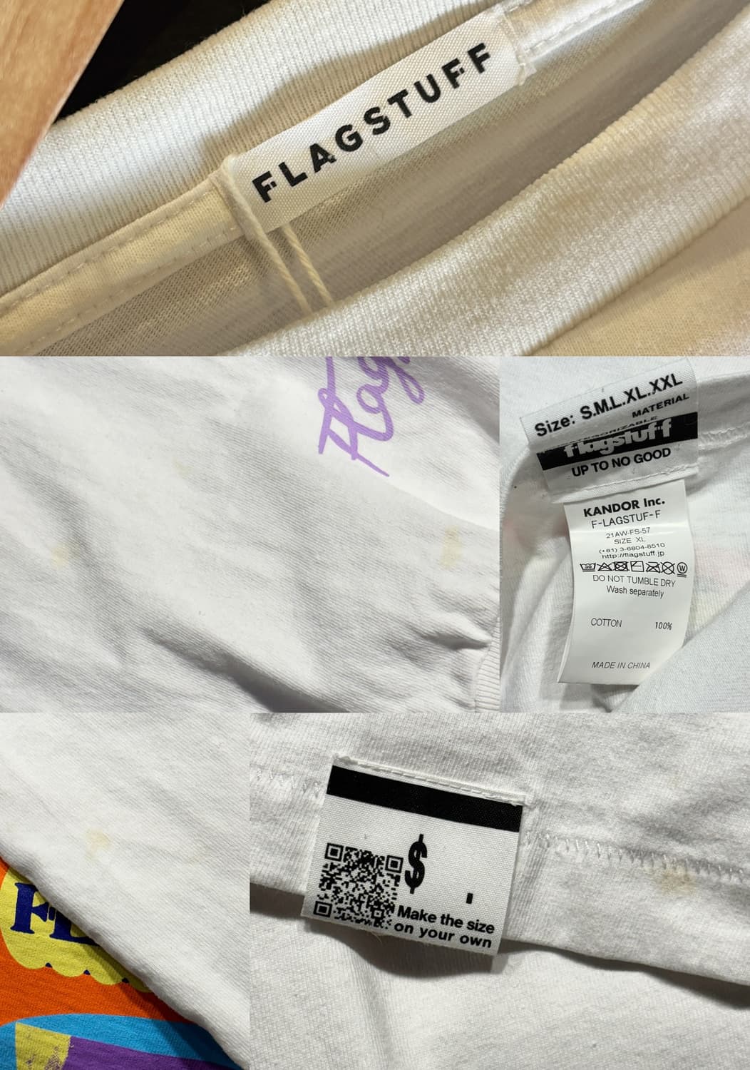 FLAGSTUFF 롱슬리브 티셔츠 상품이미지5