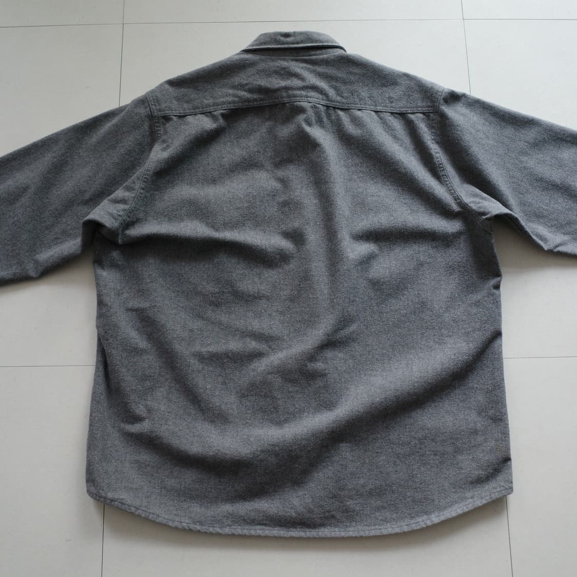 90s 카벨라스 Cabela's 사슴자수 해비 플라넬 셔츠 XL 미국생산 상품이미지8